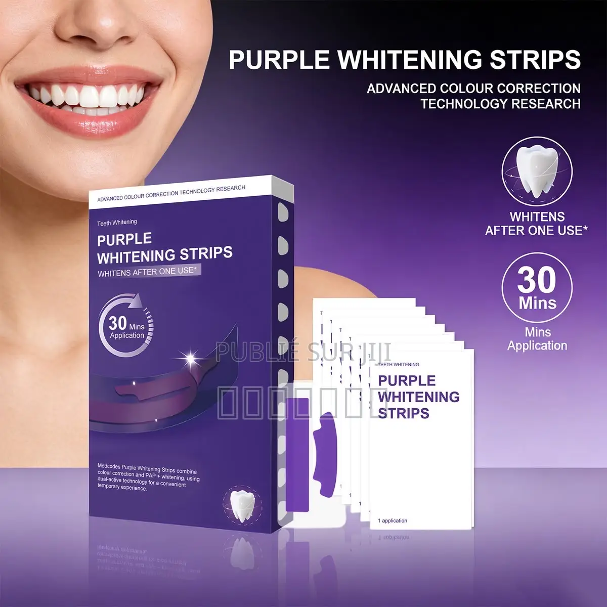 Smilekit Purple Whitening Strips
