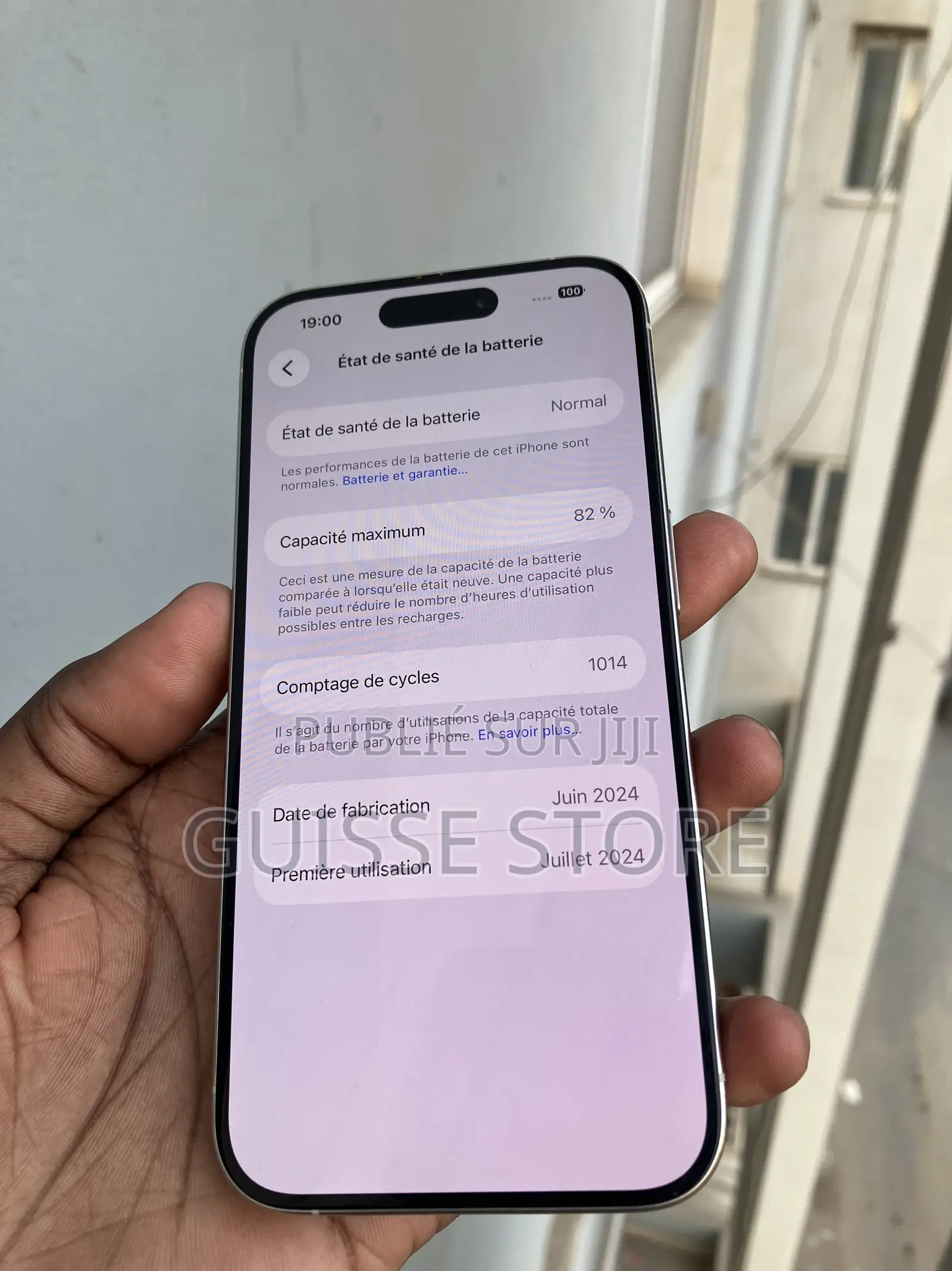 Apple iPhone 15 Pro 128 GB Blanc