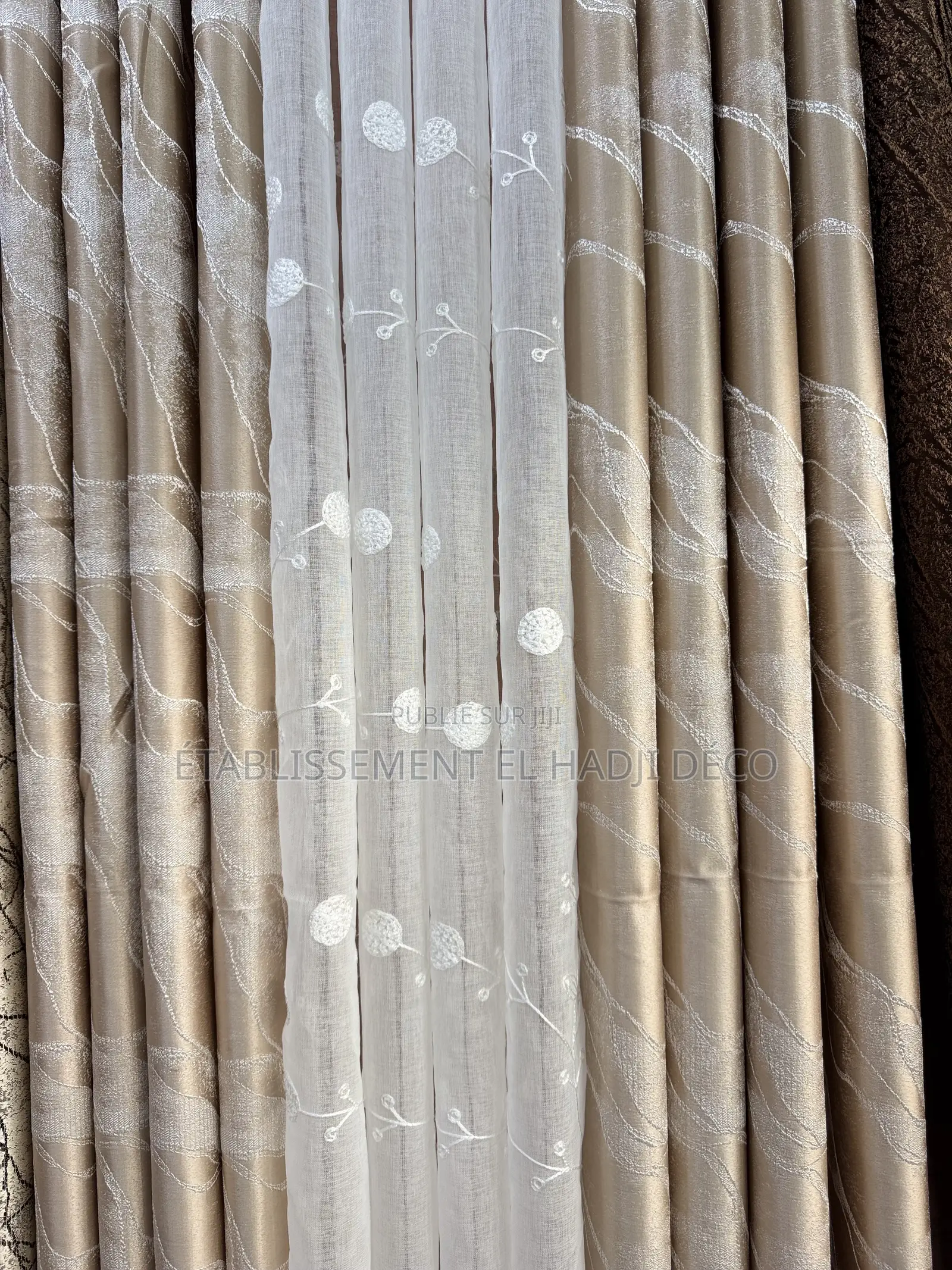 Ensemble Rideaux 3 PCS