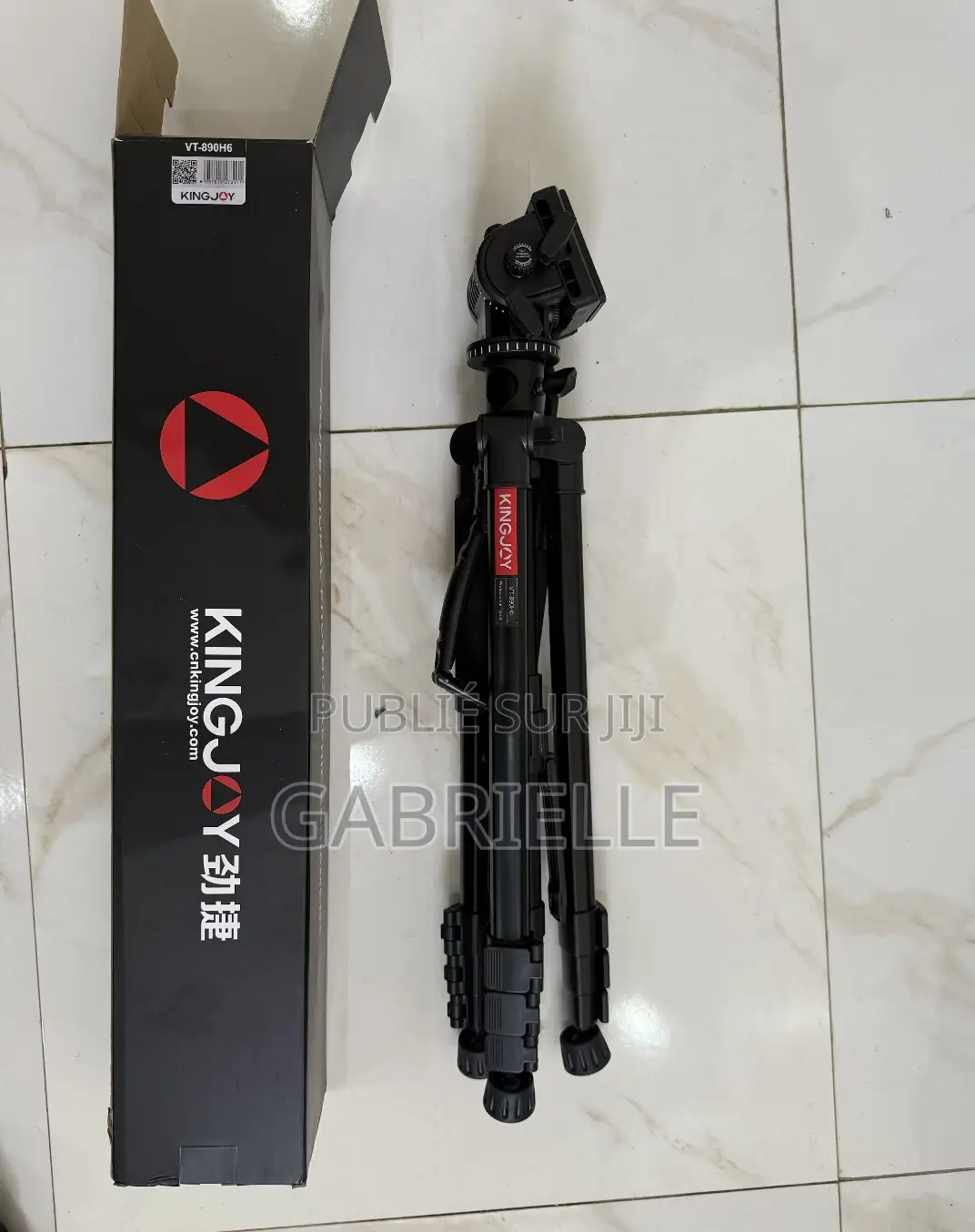 Kingjoy Vt-890h6 2-in-1 Fluid Head Tripod, Aluminum, 360° Rotating