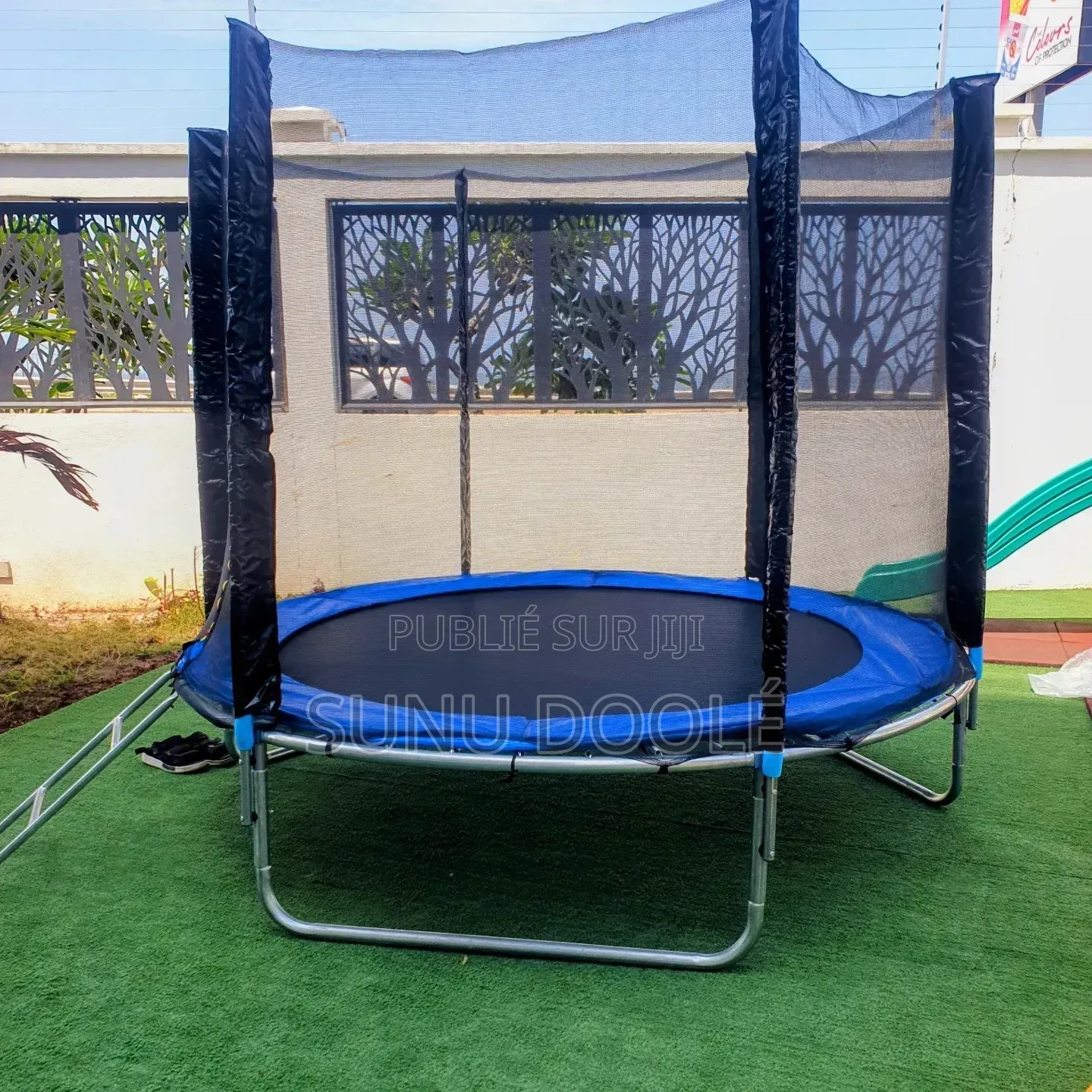 Trampoline Rond Avec Filet De Protection
