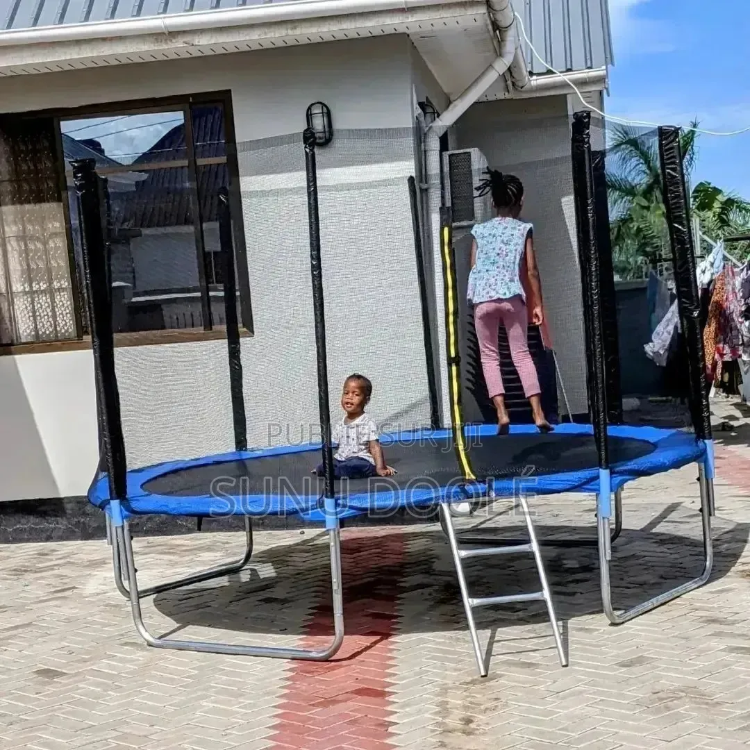 Trampoline Rond Avec Filet De Protection