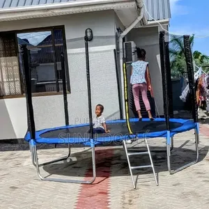 Trampoline Rond Avec Filet De Protection