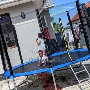 Trampoline Rond Avec Filet De Protection