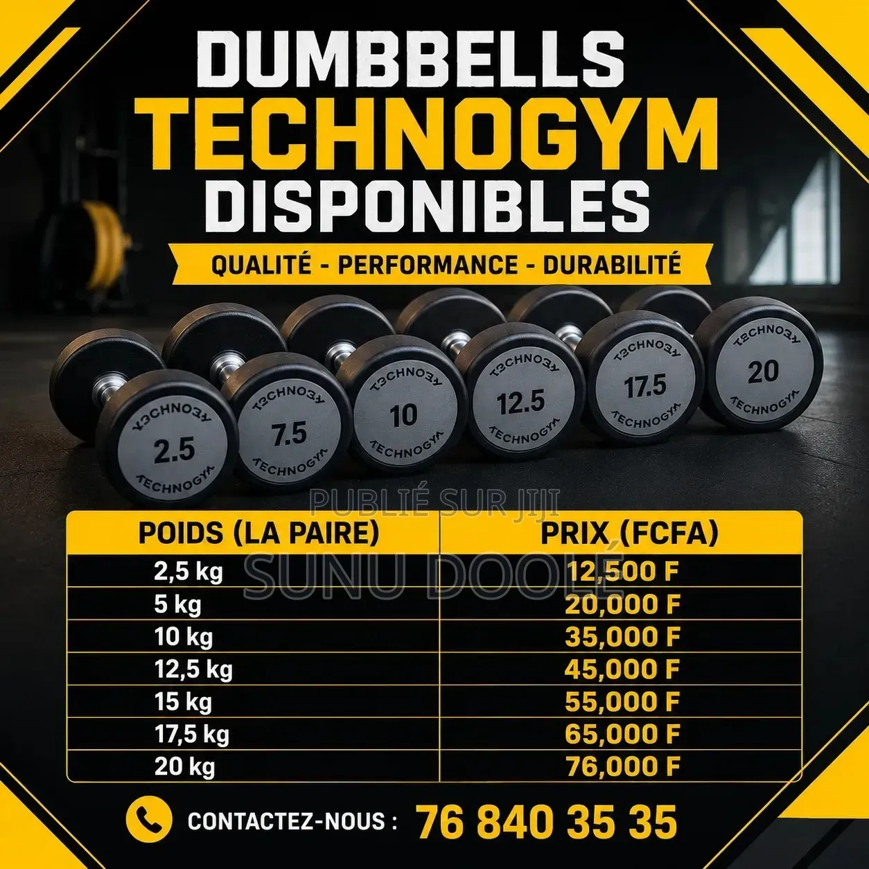 Ensemble d'Haltères Fixes Technogym
