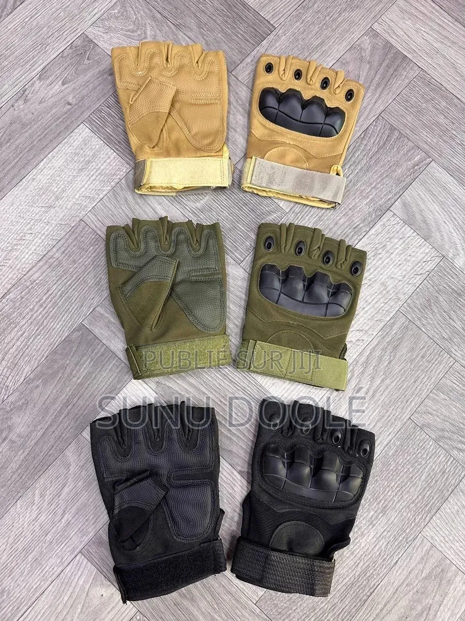 Gants De Combat À Demi-Doigts Gants Tactiques De Chasse