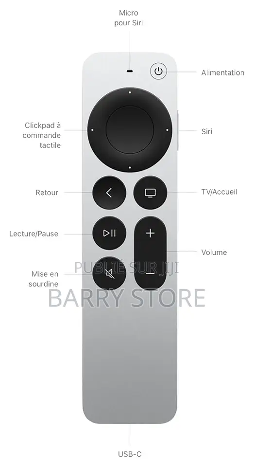 Apple Tv Wifi 64giga Authentique, 3e Génération Authentique Usa