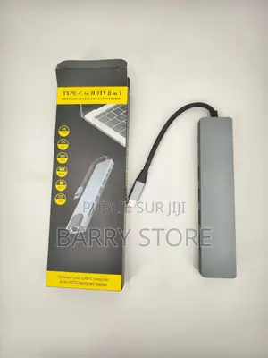 Support Ordinateur Hub Usb 3,0 Type-C 8 en 1