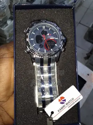  Montre Kamri Watch Homme – Analogique Digitale en Acier Inoxydable