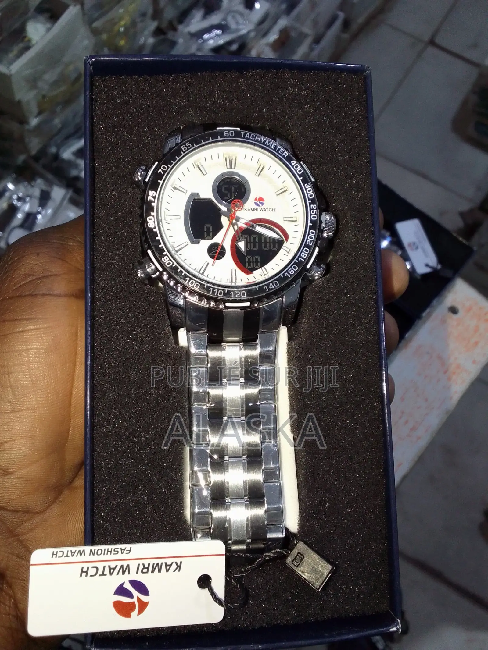  Montre Kamri Watch Homme – Analogique Digitale en Acier Inoxydable