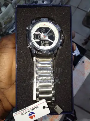  Montre Kamri Watch Homme – Analogique Digitale en Acier Inoxydable