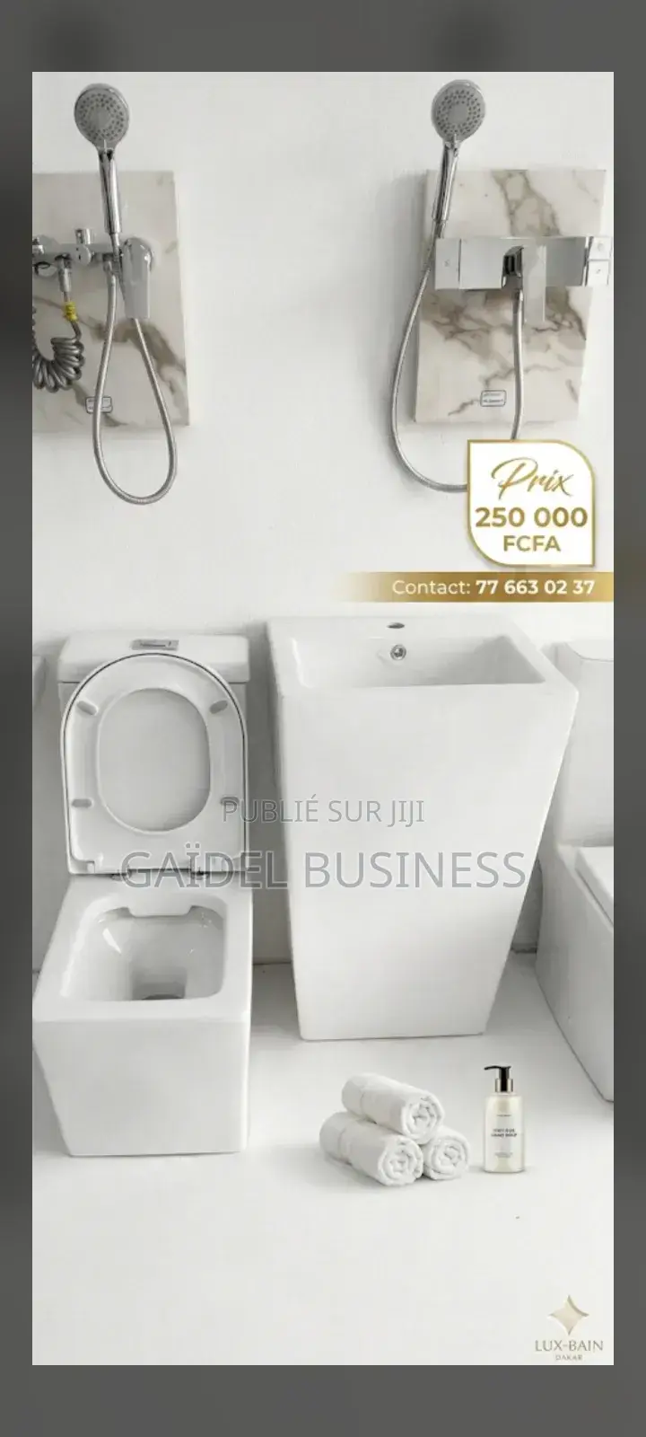 Ensemble De Salle De Bain De Luxe - Design Moderne Épuré