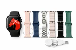 Montre Intelligente 7 en 1 Appel Bluetooth Charge Sans Fil Bracelets