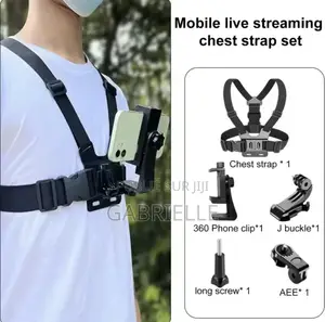 5 in 1 Mobile Phone Chest Strap