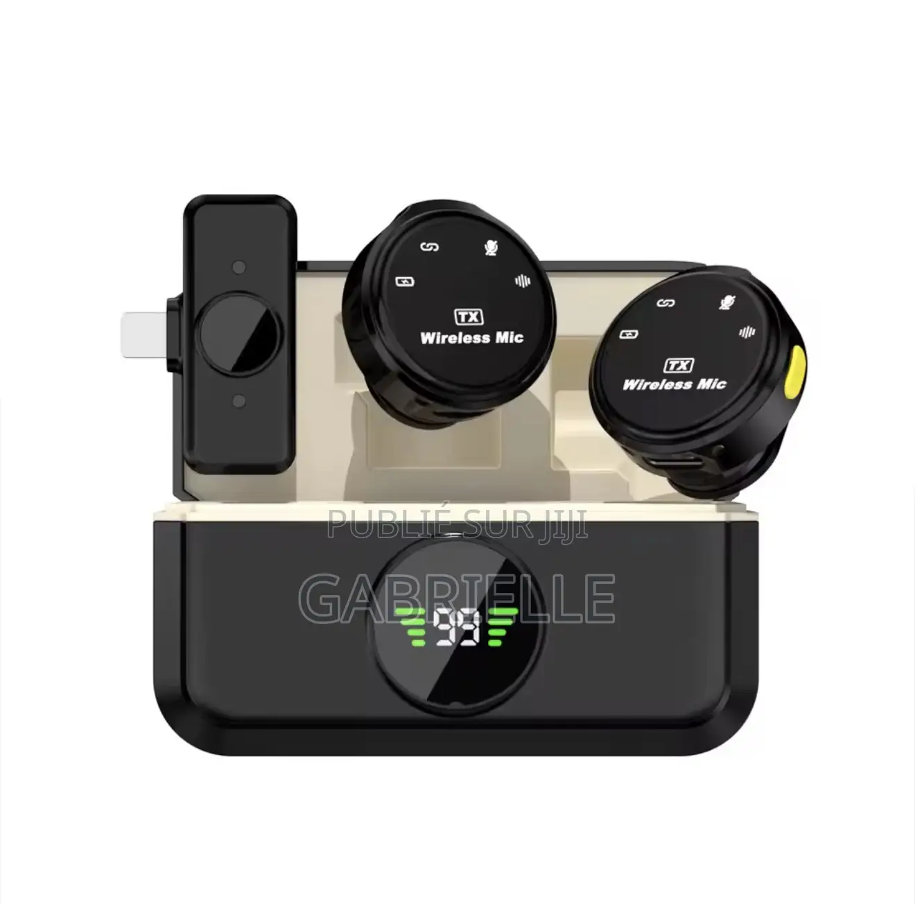 Wireless Lavalier Microphone Dual for iPhone/Android
