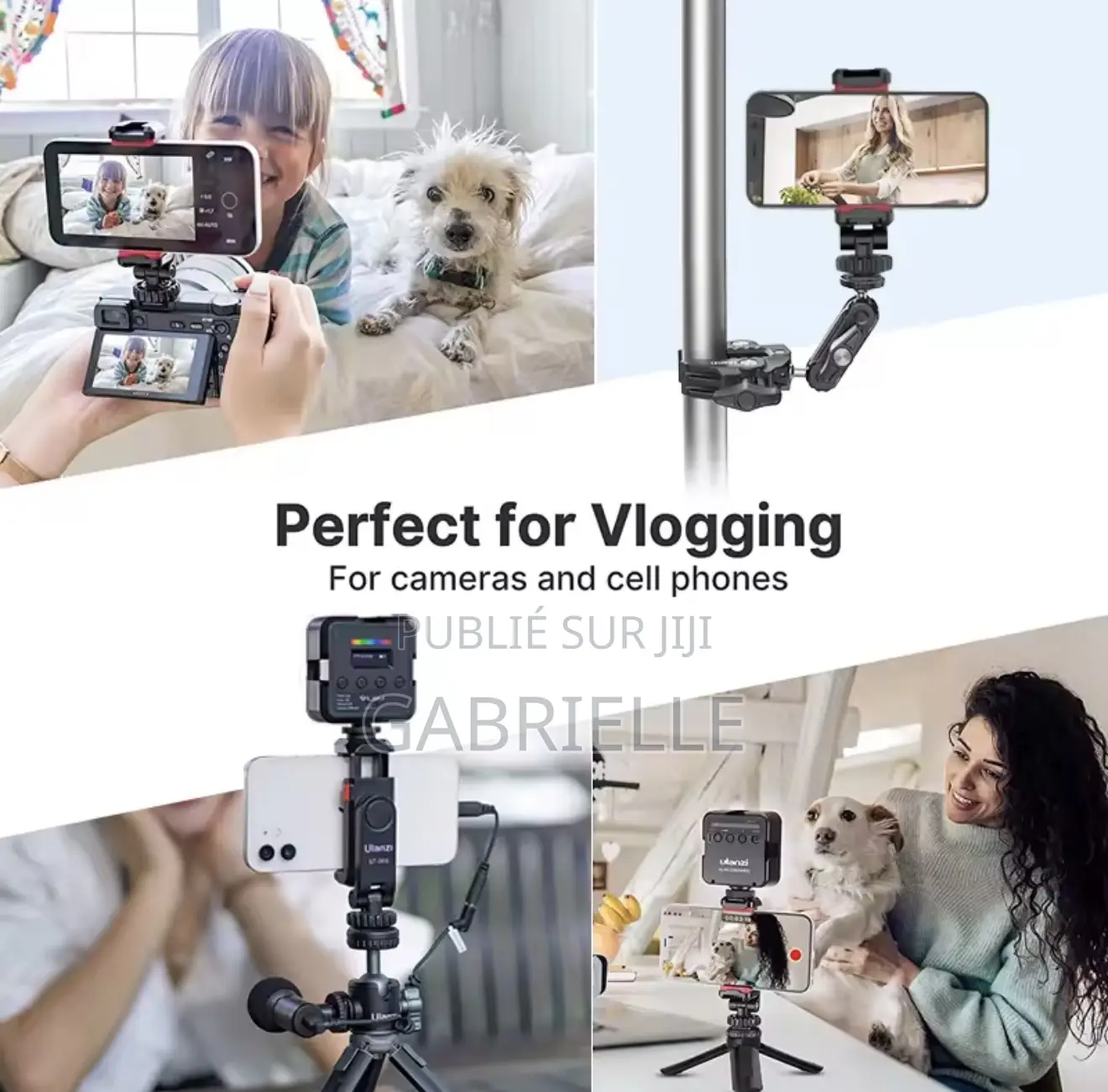 Ulanzi St-06s Universal 360° Mobile Phone Clip Holder Tripod Mount