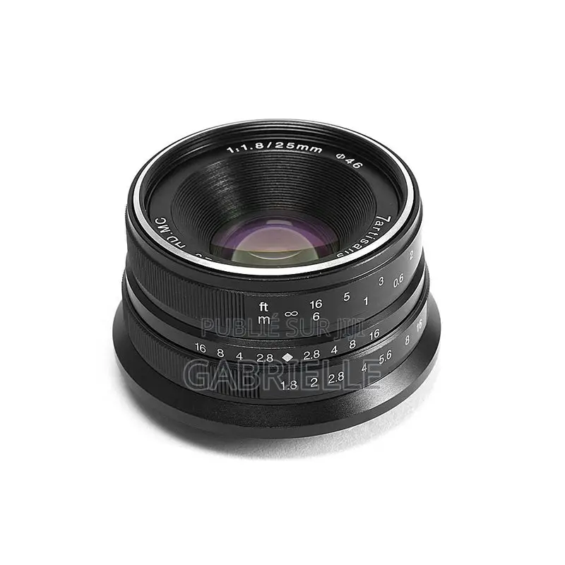 7artisans 25mm F1.8 Aps-C Manualprime Lens for Sony/Fuji/Olympus/Pana