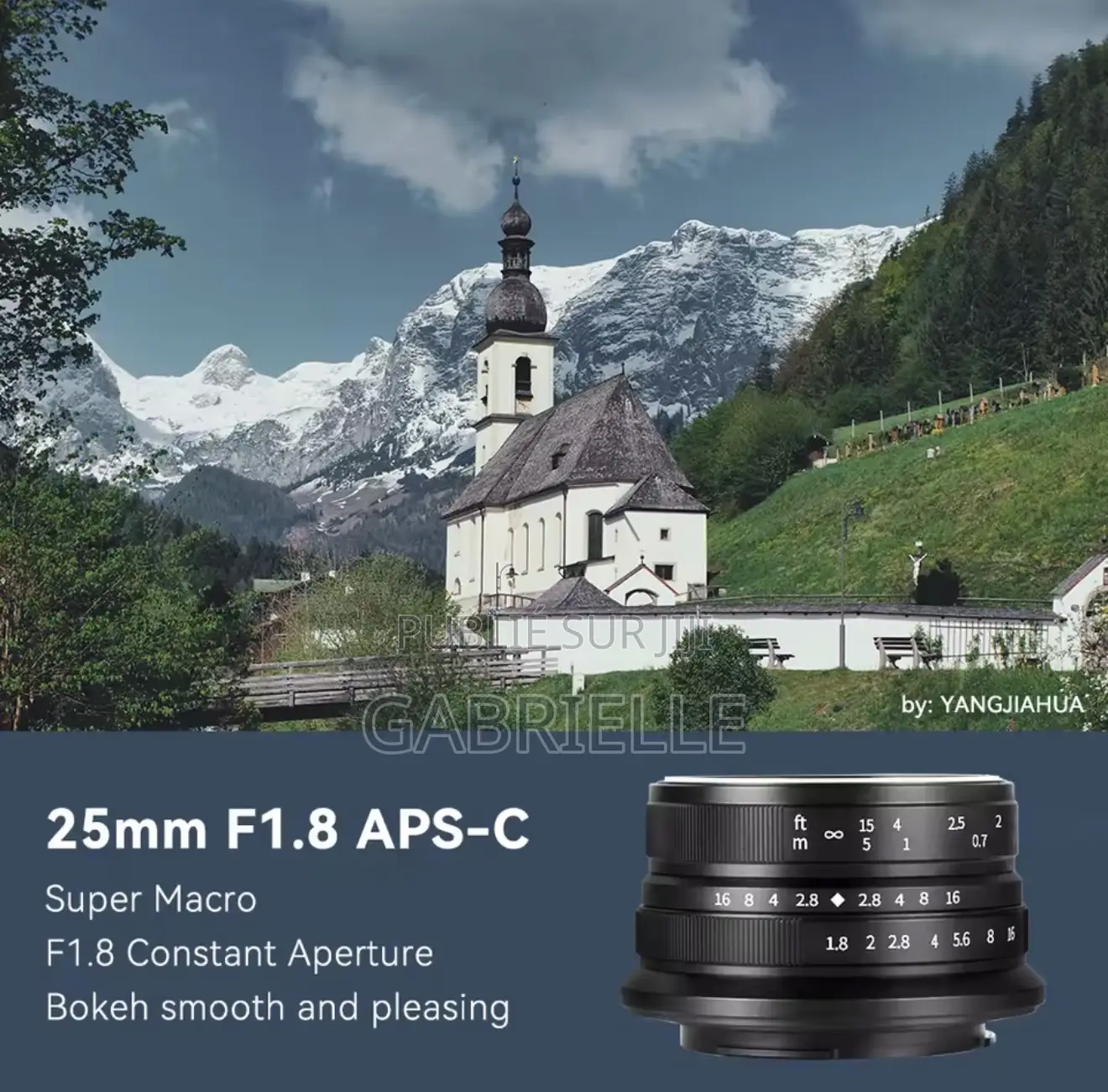 7artisans 25mm F1.8 Aps-C Manualprime Lens for Sony/Fuji/Olympus/Pana
