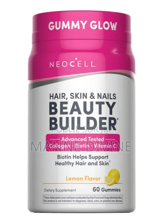 Beauté 3-en-1: Cheveux Forts, Peau Éclatante, Ongles Résistants
