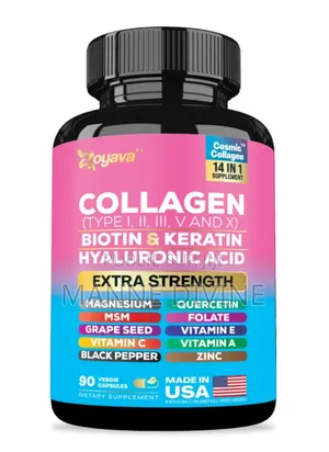5 Types De Collagène, 14 Actifs: La Beauté en Puissance