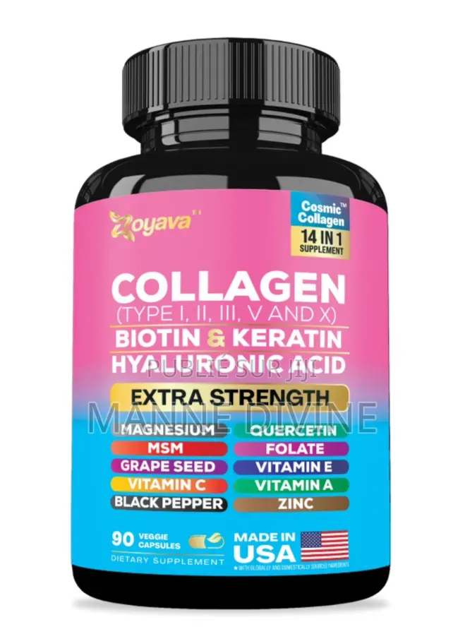 5 Types De Collagène, 14 Actifs: La Beauté en Puissance