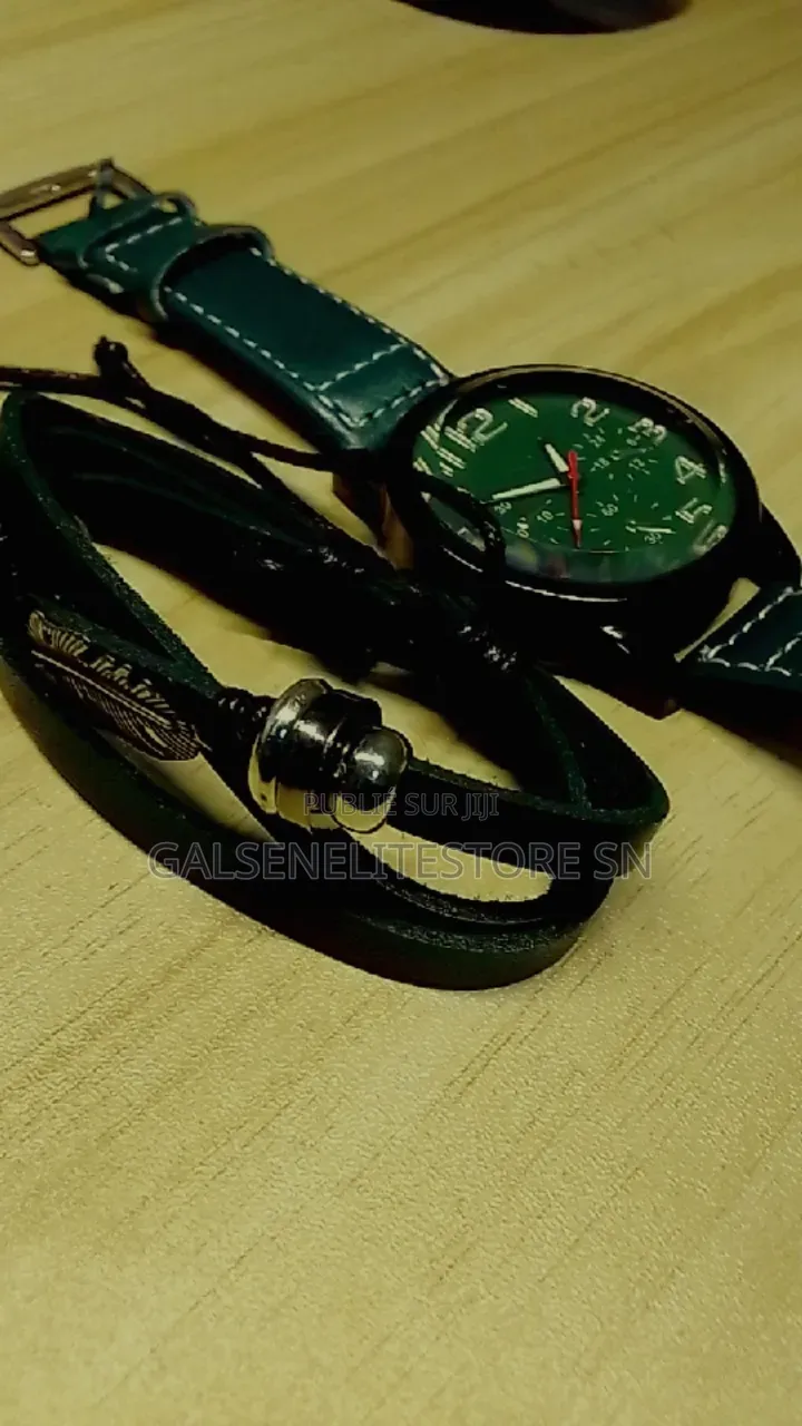 Montre De Haute Qualité Pour Homme Avec Bracelet Offert