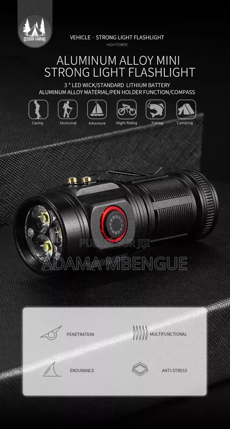 Mini Lampe Torche Haute Puissance, Modèle W5182
