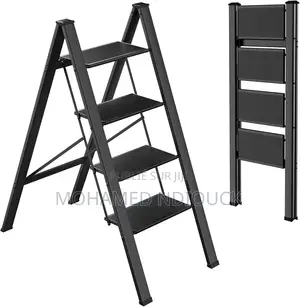Escabeau À 4 Marches, Escabeau Multifonction Pliable