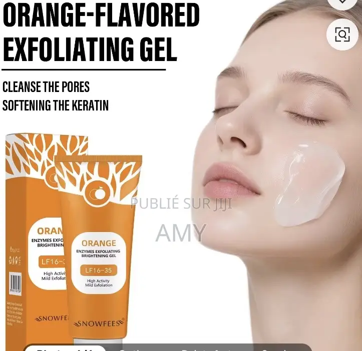 Gel Exfoliant D’Orange Nettoie en Douceur Et Laisse La Peau Fraîche