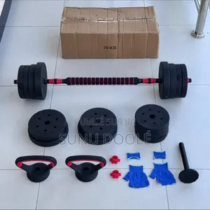 Kit Haltère Réglable 30kg - Musculation - Bras, Abdomen, Dos