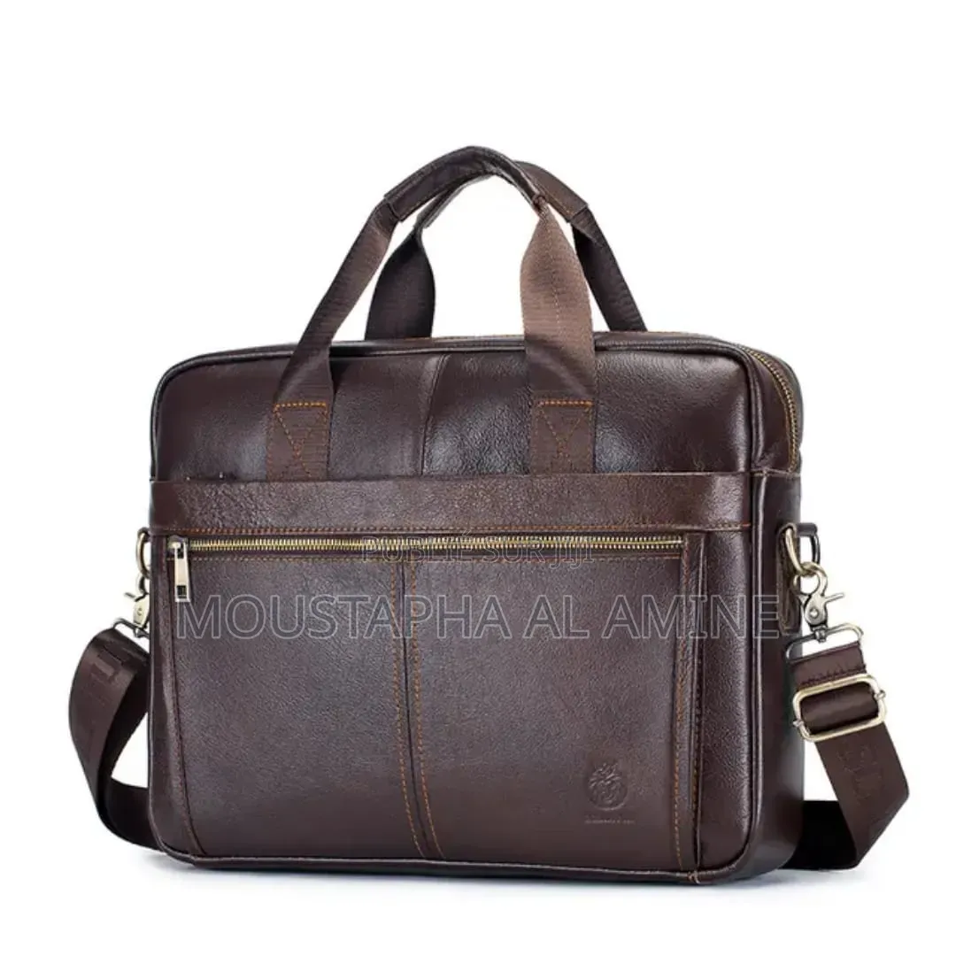 Sac Cuir Veritable De Qualite Tres Solide