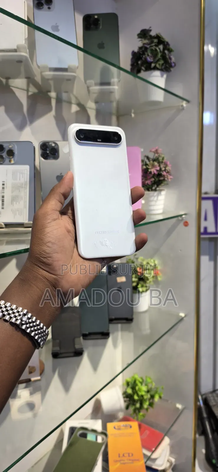 Nouveau Tecno Spark Slim 256 GB Blanc