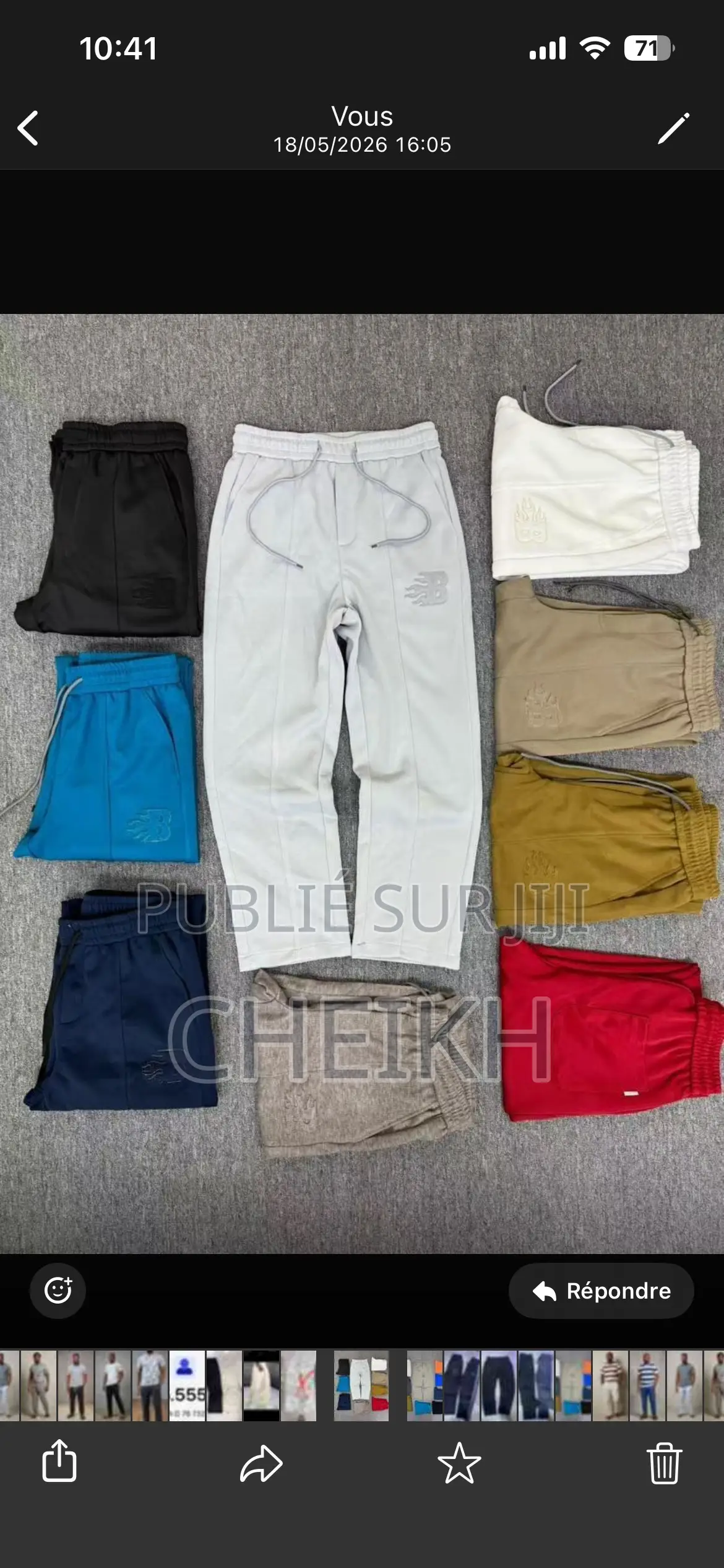 Pantalon Homme