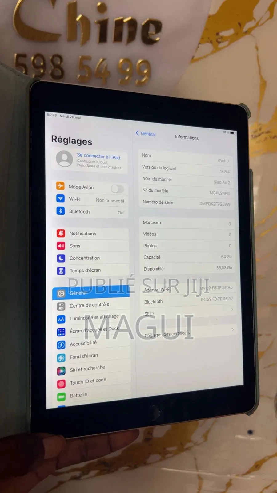 Nouveau Apple iPad Air 32 GB Gris