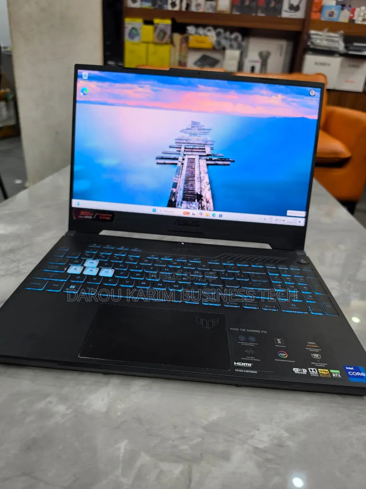 Nouveau Ordinateur portable Asus TUF Dash F15 16GB Intel Core i7 SSD 1T