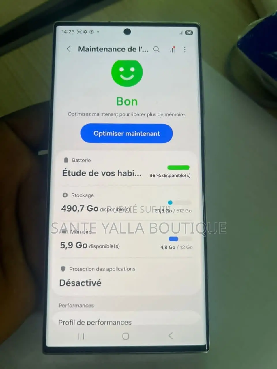 Nouveau Samsung Galaxy S23 Ultra 512 GB Gris