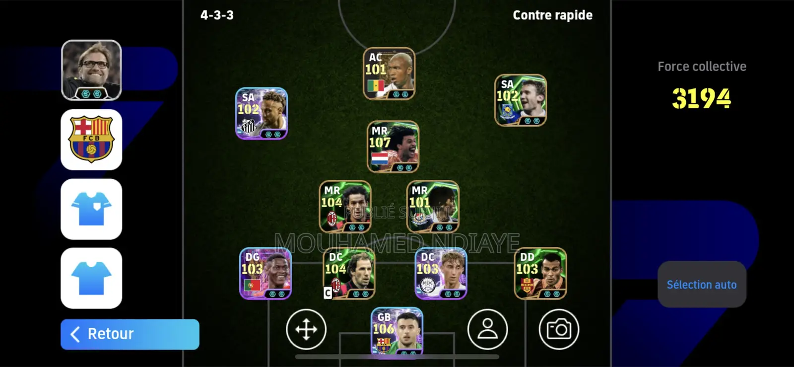 Compte Efootball Simple