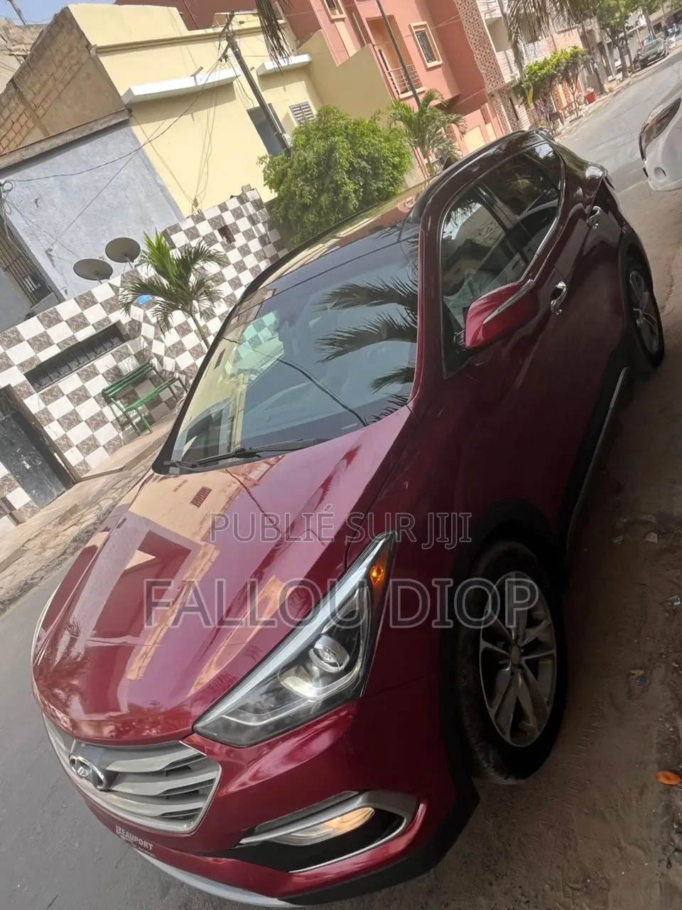Hyundai Santa Fe 2017 Rouge