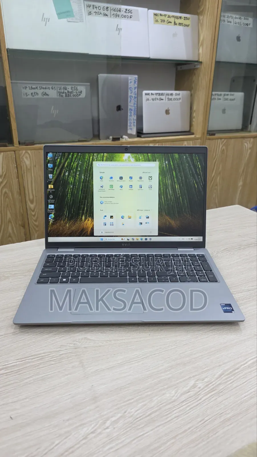 Ordinateur portable Dell Precision 3580 16GB Intel Core i5 SSD 256GB