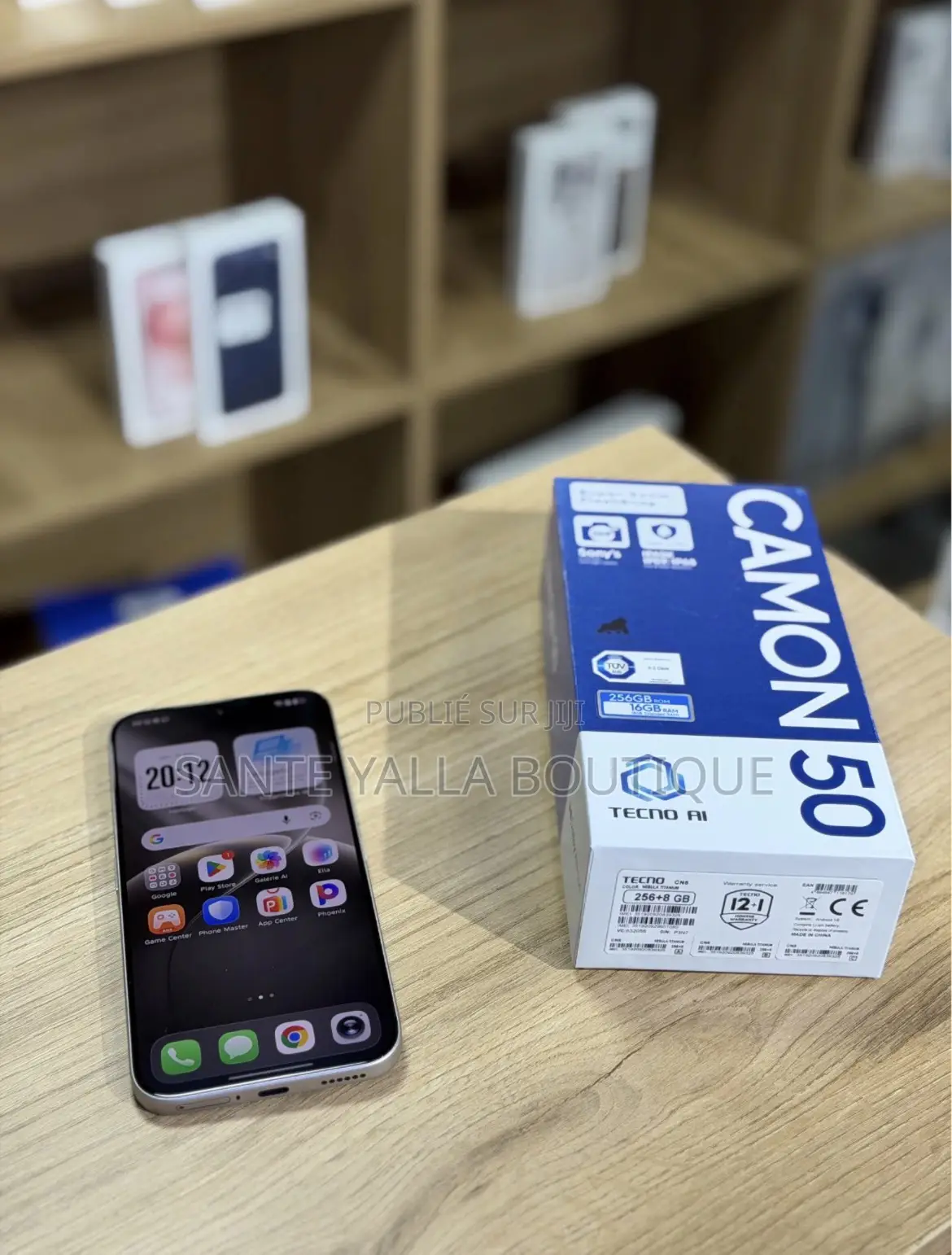 Nouveau Tecno Camon 50 256 GB Gris