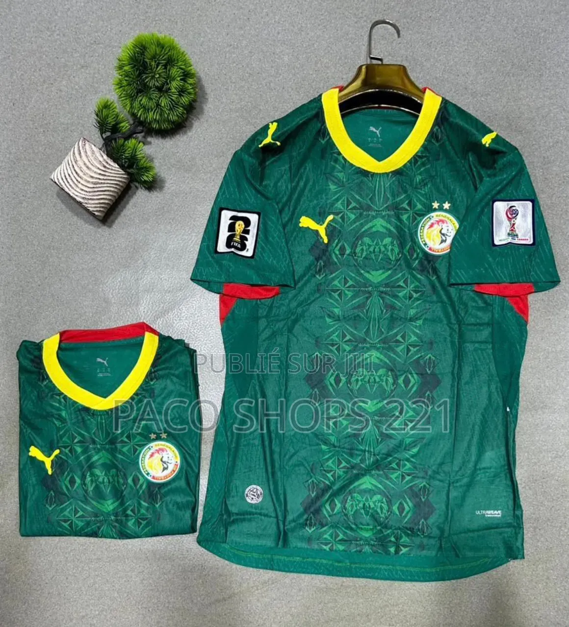 Maillot Coupe Du Monde “Senegal 2 Étoiles”