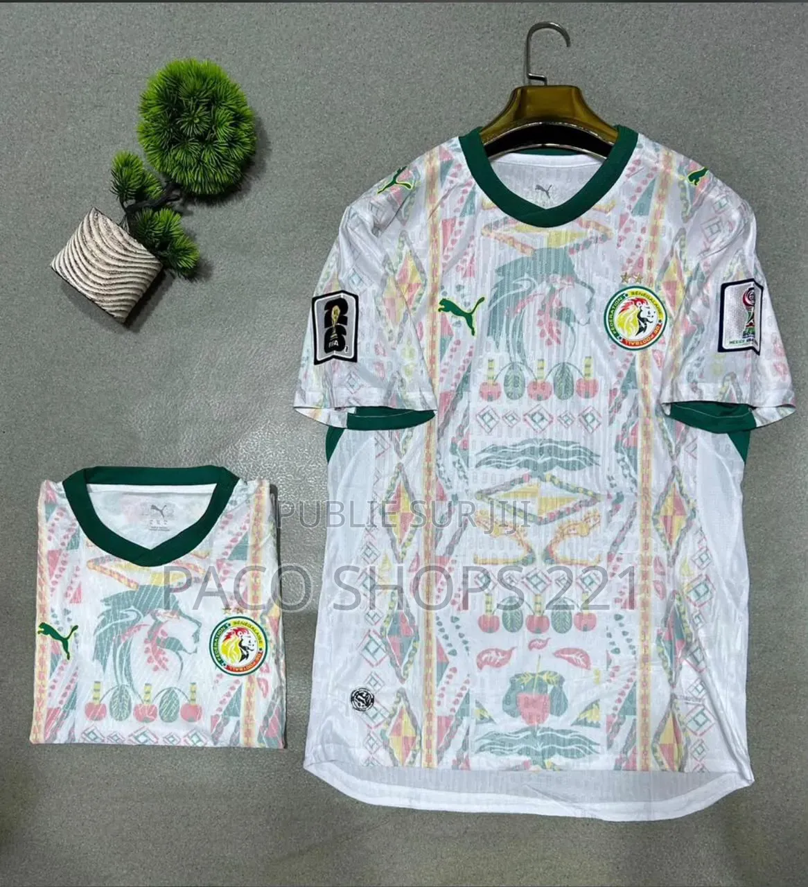 Maillot Coupe Du Monde “Senegal 2 Étoiles”