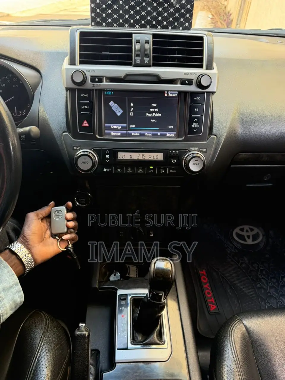 Toyota Land Cruiser Prado 2015 Noir
