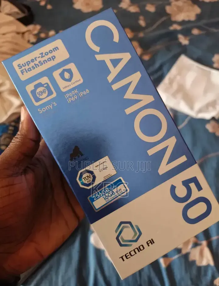 Nouveau Tecno Camon 50 256 GB Gris