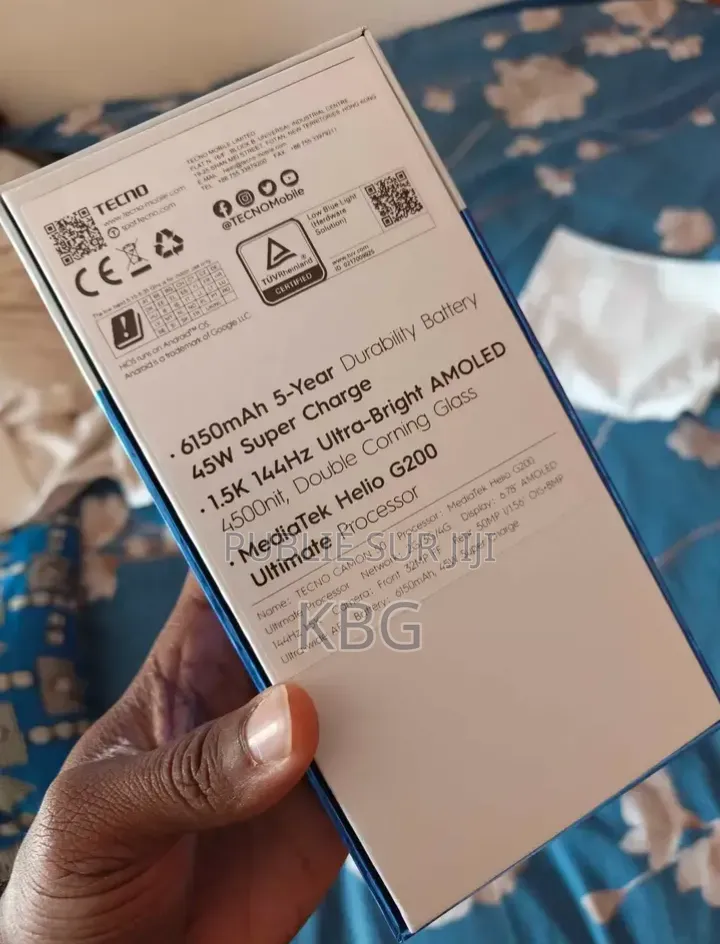 Nouveau Tecno Camon 50 256 GB Gris