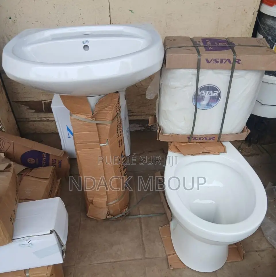 Chaise Anglais Et Lavabo Ensemble