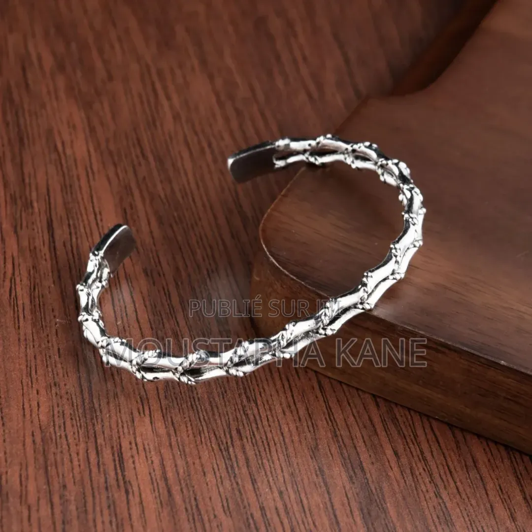 Bracelet Unisexe Argenté Inoxydable