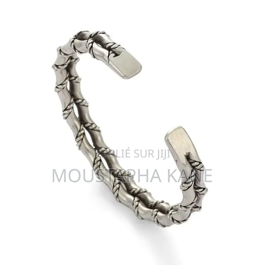 Bracelet Unisexe Argenté Inoxydable