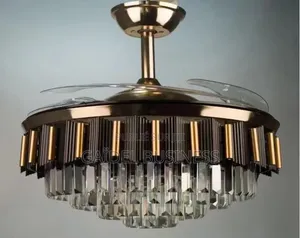 Ventilateur Luminaire De Luxe – Élégance Fraîcheur #