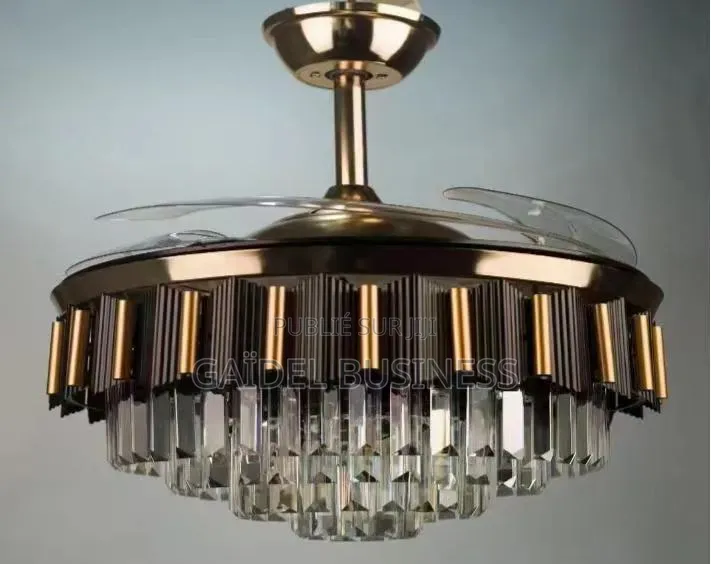 Ventilateur Luminaire De Luxe – Élégance Fraîcheur #